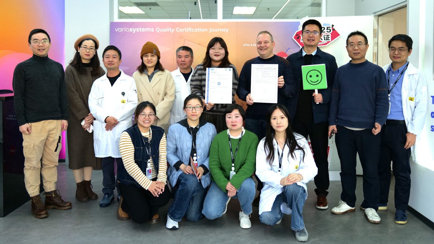 Team in Suzhou celebrates certifications